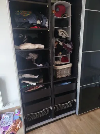 Armario ropero puertas correderas cristal