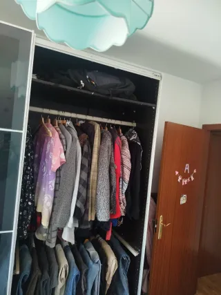 Armario ropero puertas correderas cristal