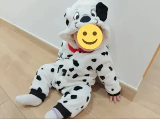 Disfraz bebé perrito dálmata