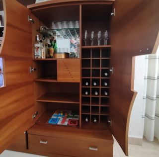 Mueble de salón modular madera