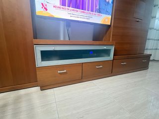 Mueble de salón modular madera