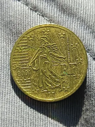 50 cts Francia 2001