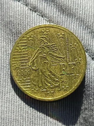 50 cts Francia 2001