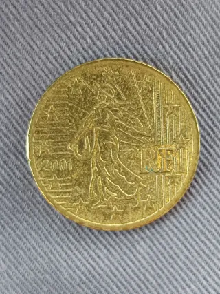 50 cts Francia 2001
