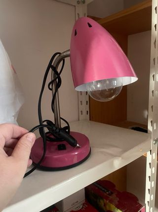 Lámpara infantil rosa