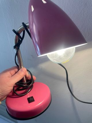 Lámpara infantil rosa