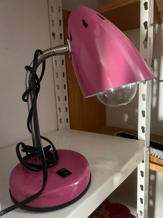 Lámpara infantil rosa