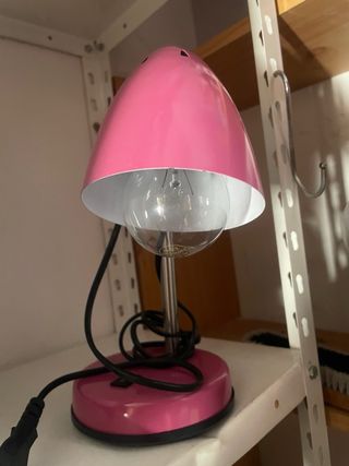 Lámpara infantil rosa