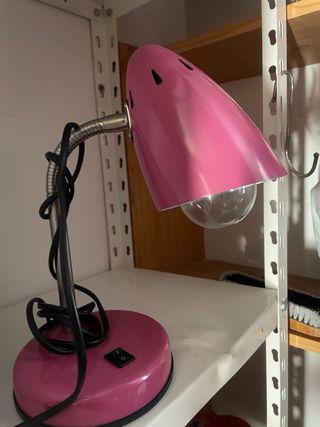 Lámpara infantil rosa