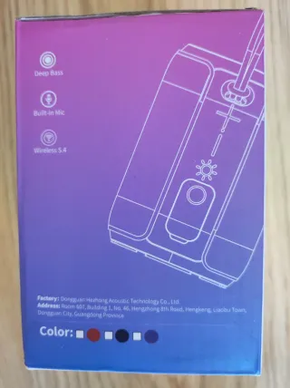 Altavoz Bluetooth S12-1 Morado