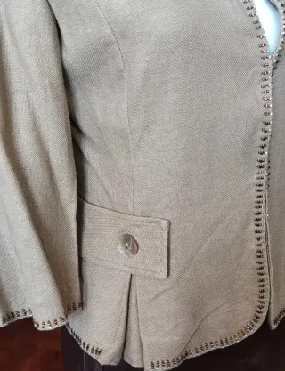 Completo giacca e pantalone in pelle