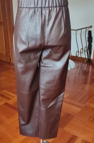 Completo giacca e pantalone in pelle