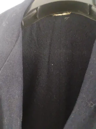 Chaquetón paño azul marino