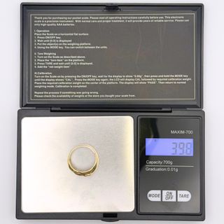 Anillo Oro 18K, 3.98gr, T-14