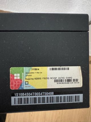 Ordenador completo funcionando