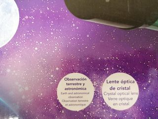 Telescopio refractor con trípode