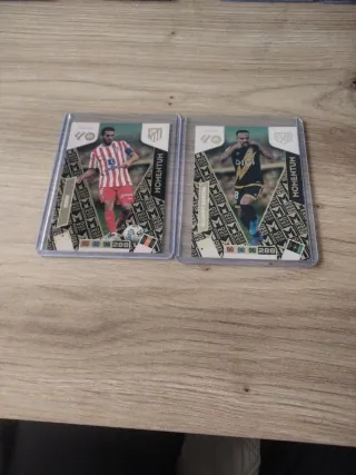 Lote 2 cromos Panini Momentum fútbol