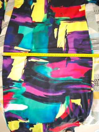 Vestido largo estampado