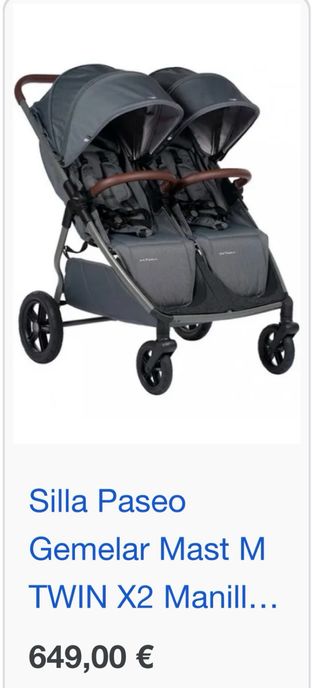 Carro gemelar Mast M Twin ligero