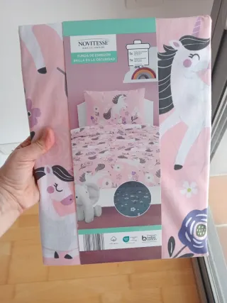 Funda Nórdica Infantil Unicornios 90cm