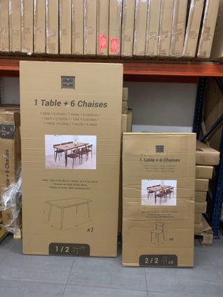 Mesa Comedor + 6 Sillas