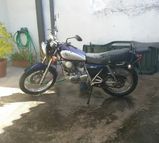Yamaha SR 250 Azul/Plata