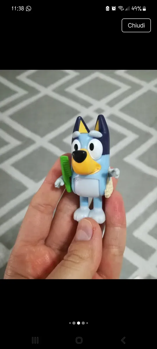 Bluey con accessori
