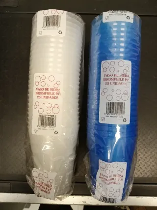 Vasos de Sidra Irrompibles P.P. (25 uds)