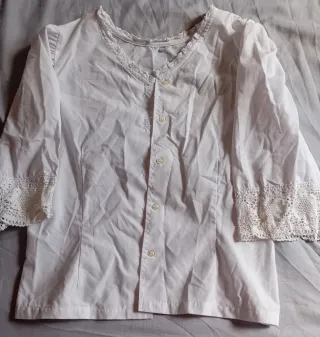 Traje de huertana rojo y negro para niña