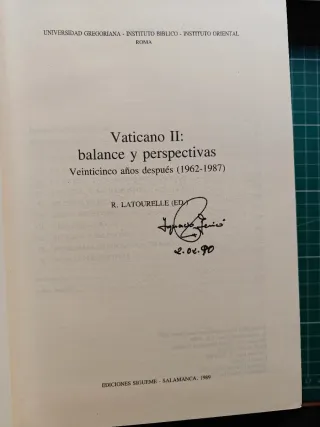 VaticanoII:Balance y Perspectivas  René Latourelle