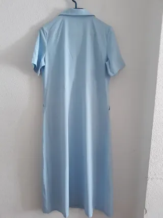 Vestido largo azul