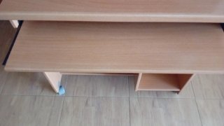 Mesa Ordenador Madera Beige
