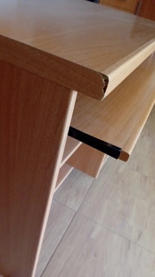 Mesa Ordenador Madera Beige