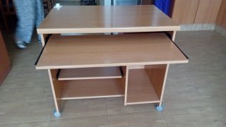 Mesa Ordenador Madera Beige
