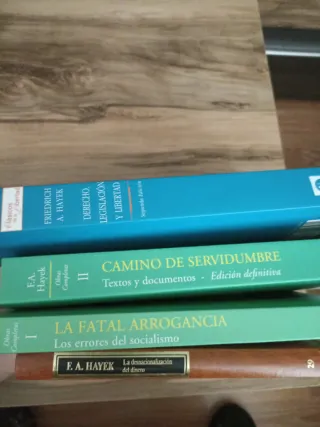 Colección libros Friedrich A. Hayek Unión Editoria