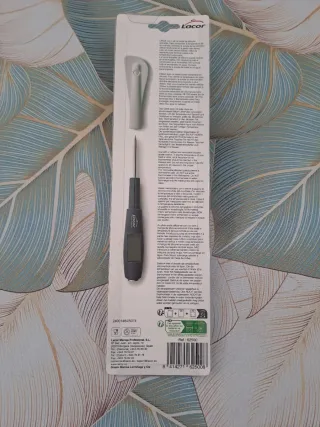 Espátula Silicona Lacor con Termómetro Sonda