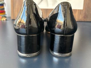 Zapatos Michael Kors charol lazo lentejuelas