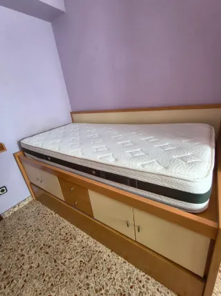 Cama compacta 90x190