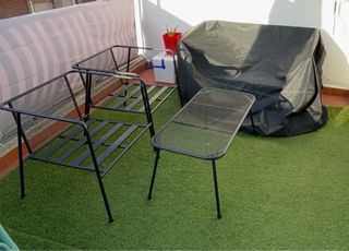 Muebles terraza - Sofá, sillones y mesa