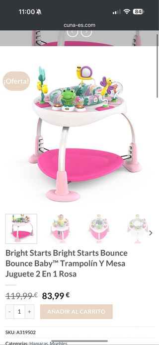 Saltador para bebé Bright Starts