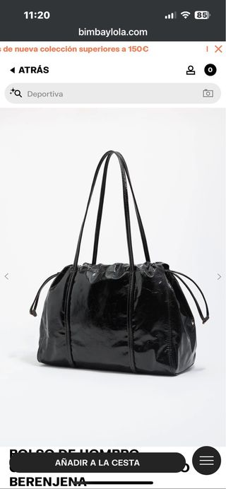 Bolso Bimba y Lola Negro Charol