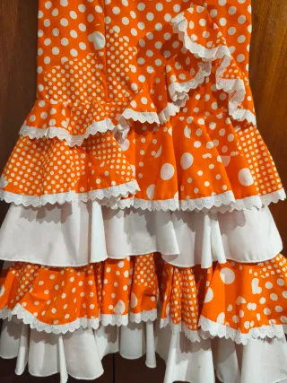 Falda flamenca niña talla 8