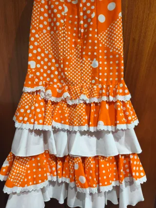 Falda flamenca niña talla 8