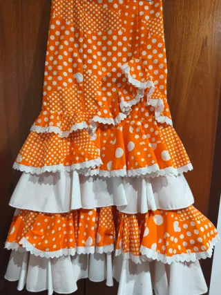 Falda flamenca niña talla 8