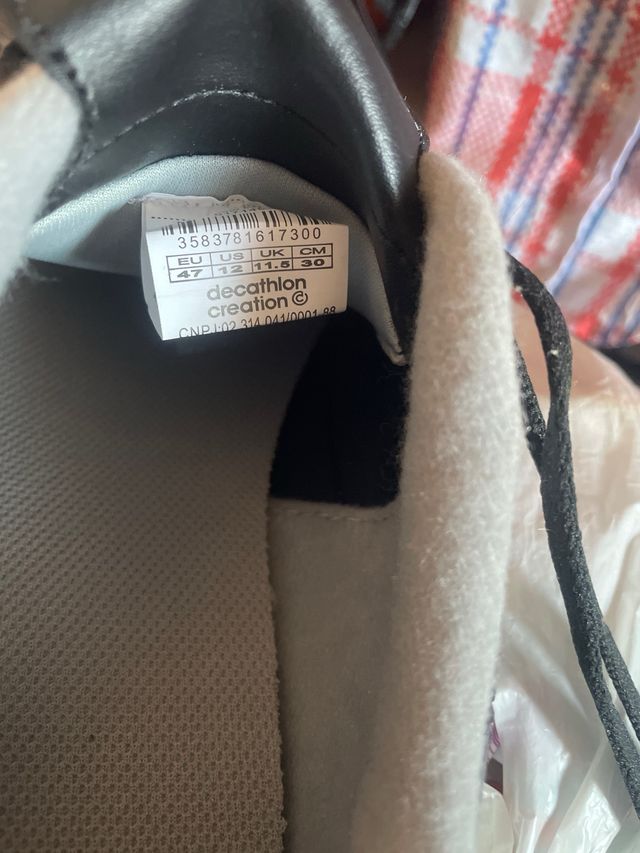 Zapatillas Fútbol Kipsta Talla 47 Negras