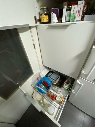 Mueble despensero cocina Ikea blanco