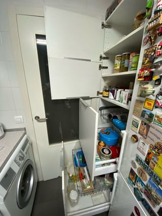 Mueble despensero cocina Ikea blanco