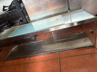 Vitrina Hostelería Cristal Acero Inoxidable