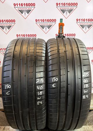 215 40 18 W DUNLOP RUEDA AL 90% VIDA UTIL