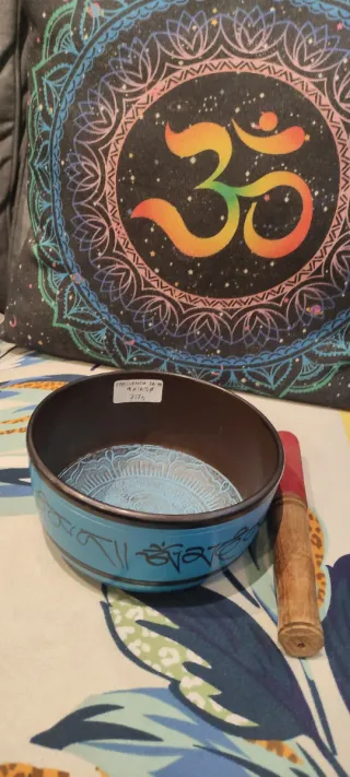 Cuenco Tibetano Cantor Azul